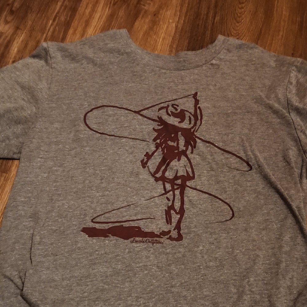Gray Graphic Short Sleeve Tee